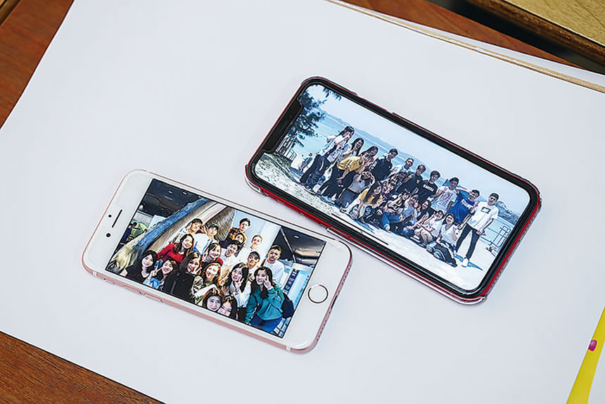 在学中でのイベントや行事で撮影した写真や動画が宝物。それほど遠くない過去の思い出の写真は、将来かけがえのない思い出として、人生の支えとなるはず。 イメージ
