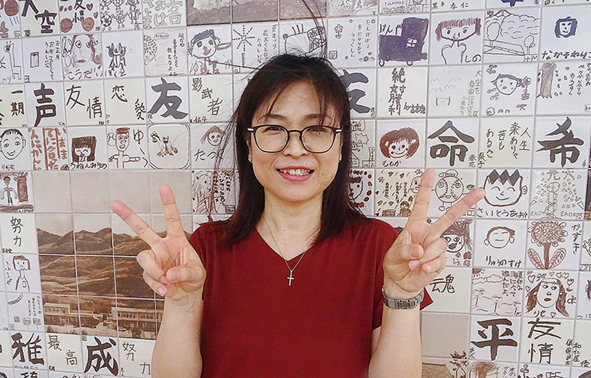 城間 初美さん(母) 保護者