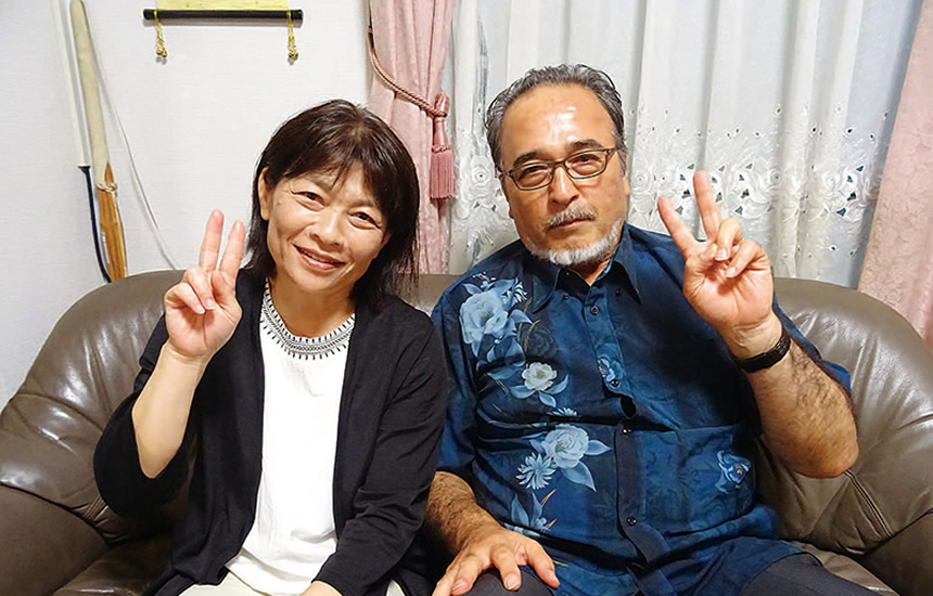 平田 実男さん・勝美さん(父・母)