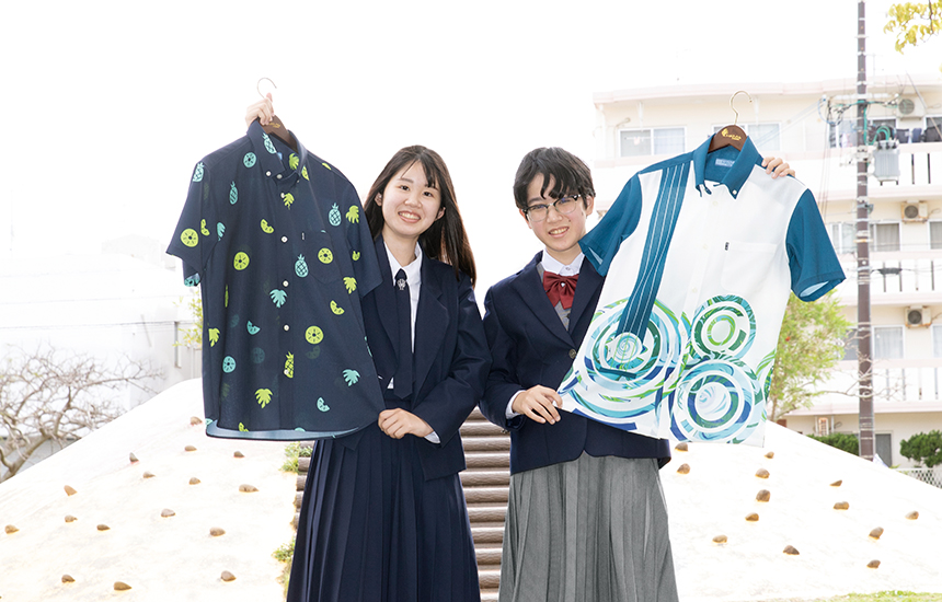 写真右:羽地 若菜さん 写真左:島袋 莉子さん