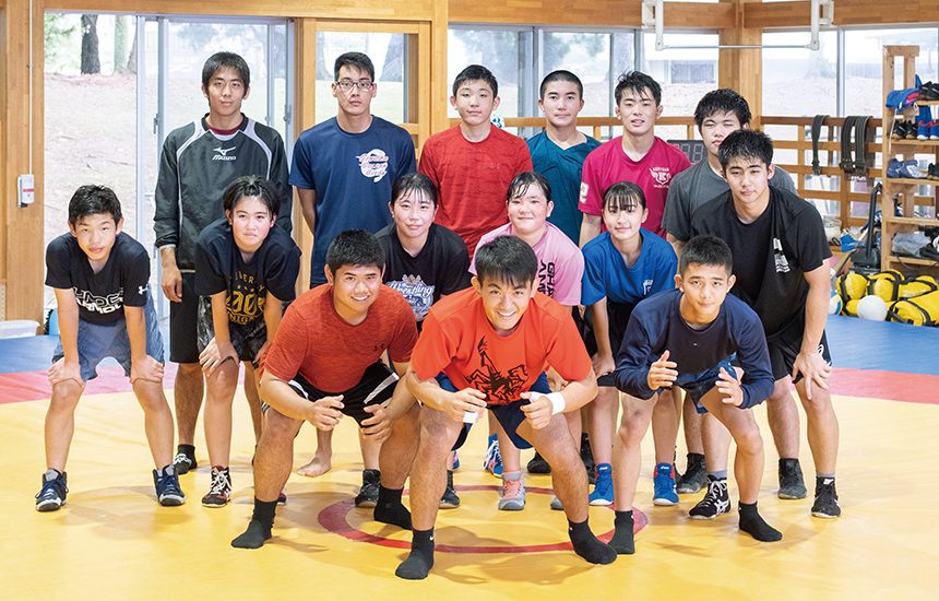 中学生も一緒に練習に混じることもある。北部農林の強さの秘訣はここにあるかもしれない。