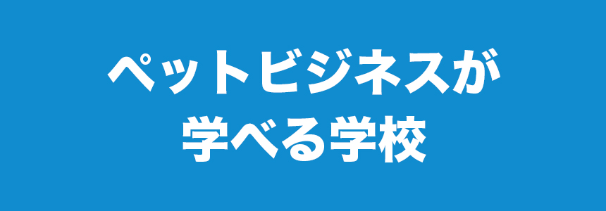 ペットビジネスが学べる学校
